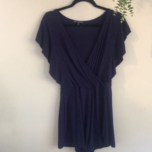 Navy blue romper